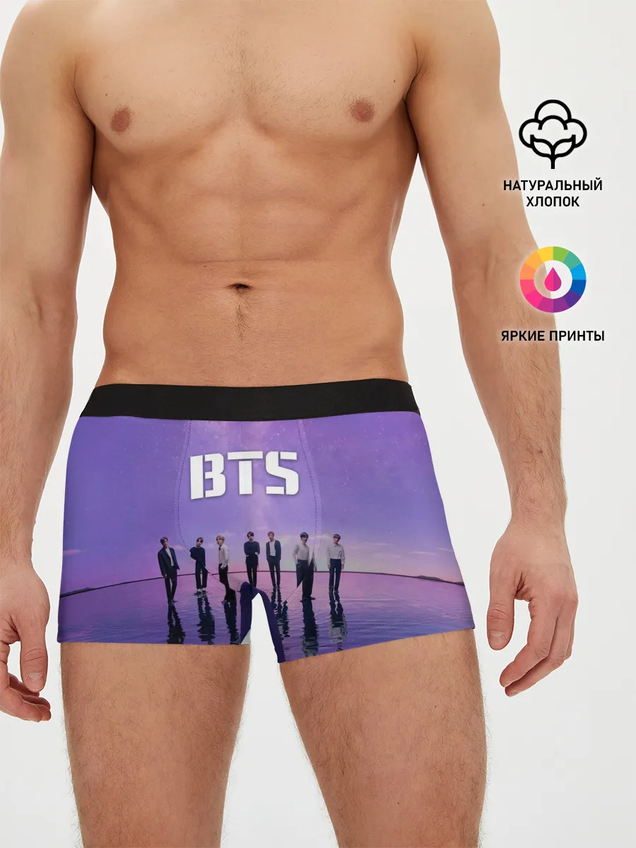 Мужские трусы боксеры / BTS