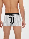 Мужские трусы боксеры / Ювентус в сетку