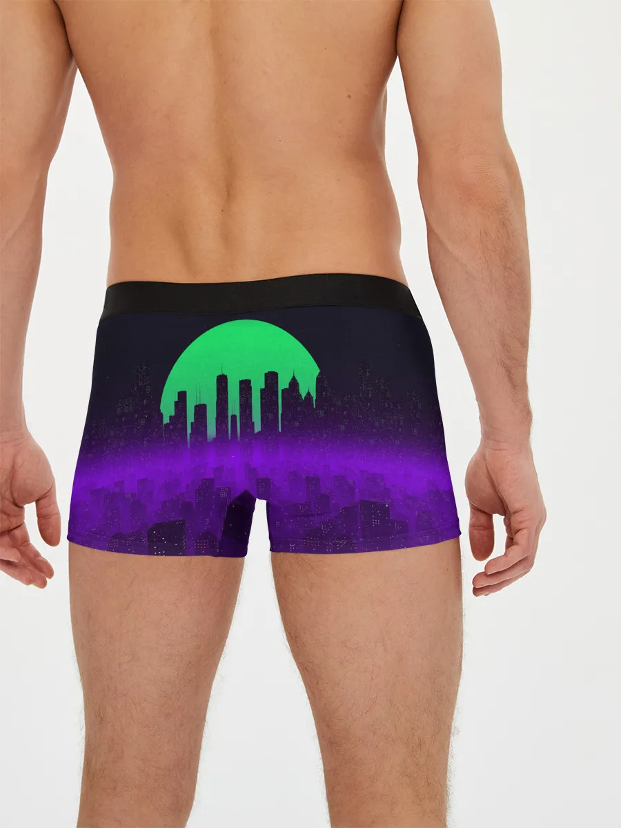 Мужские трусы боксеры / НЕОНОВЫЙ ГОРОД