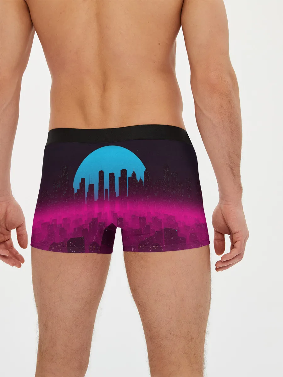 Мужские трусы боксеры / НЕОНОВЫЙ ГОРОД