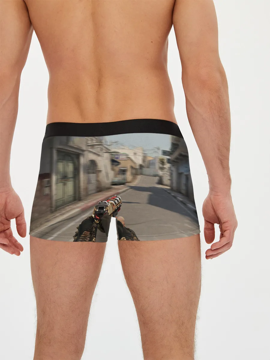 Мужские трусы боксеры / CS:GO - Ominous Look | Зловещий взгляд