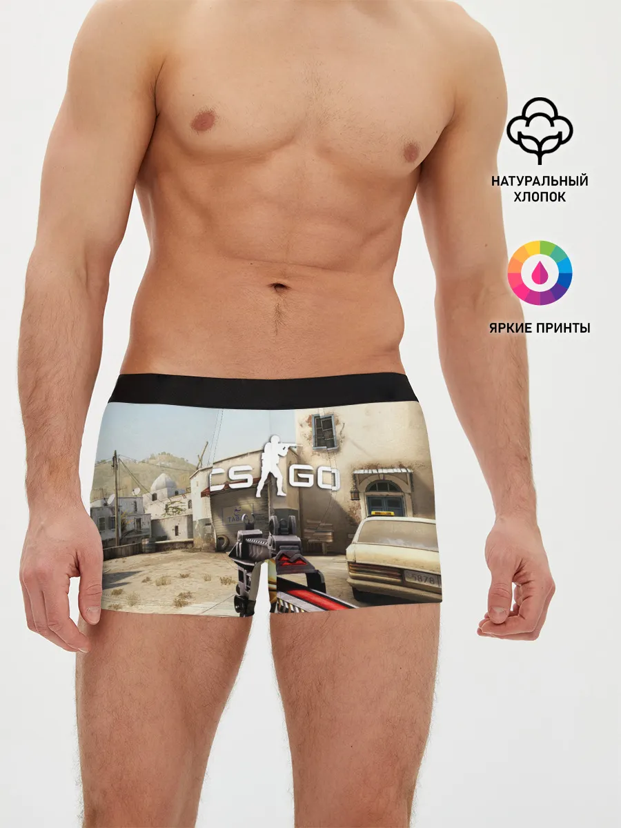 Мужские трусы боксеры / CS:GO - The Aggressor | Aгрессор