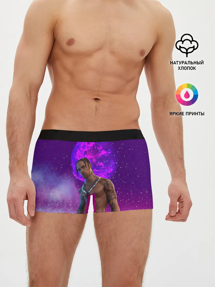 Мужские трусы боксеры / Travis Scott, Fortnite