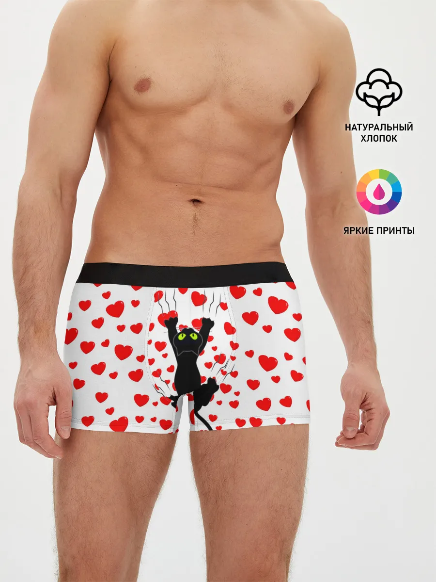 Мужские трусы боксеры / Котейка