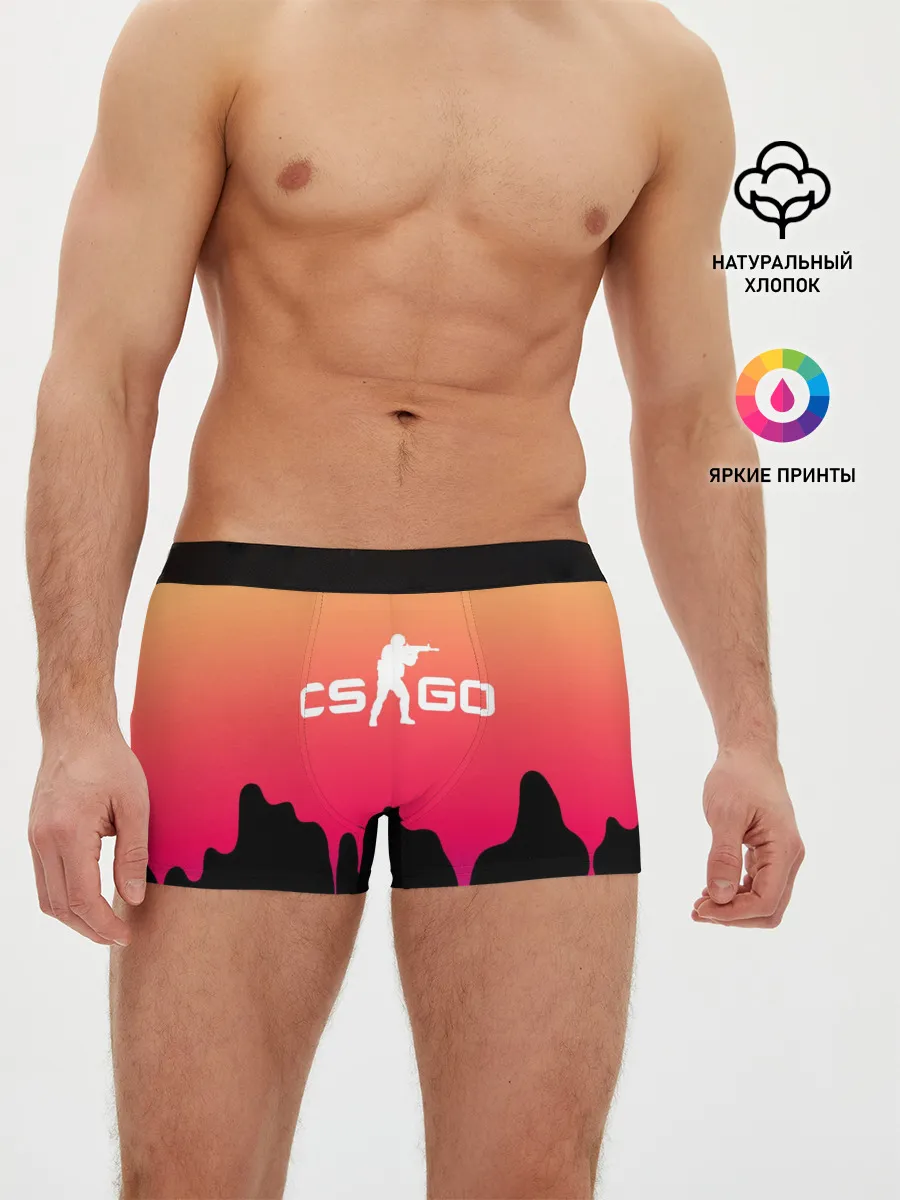 Мужские трусы боксеры / CS GO GRADIENT