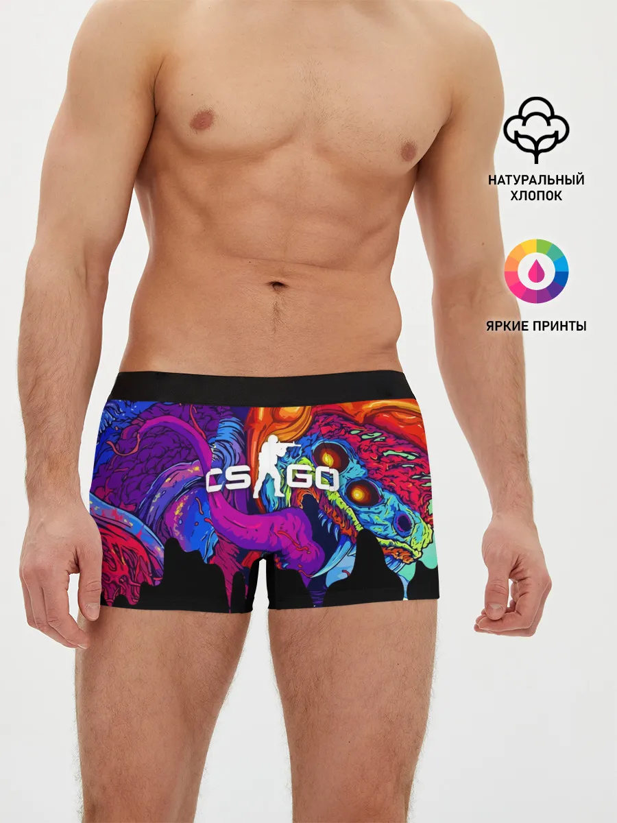 Мужские трусы боксеры / CS GO HYPER BEAST