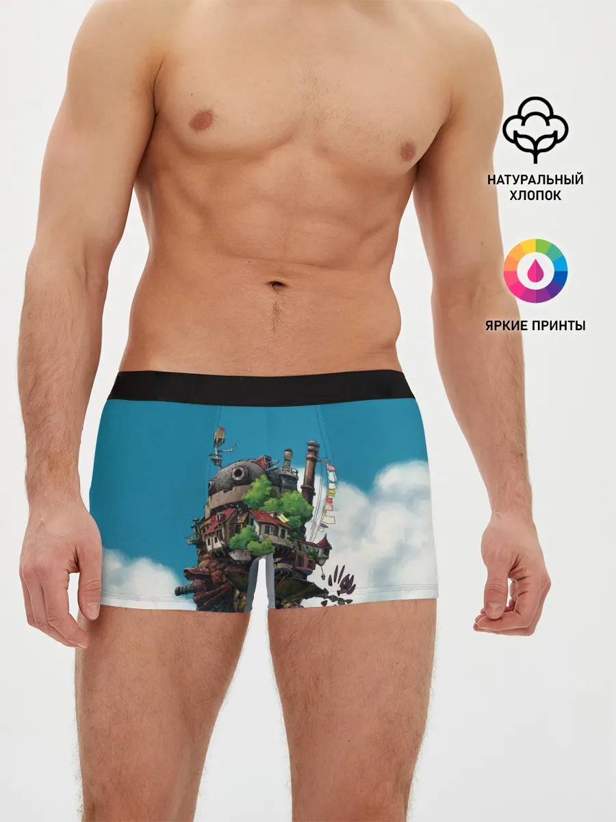 Мужские трусы боксеры / Ходячий замок в облаках