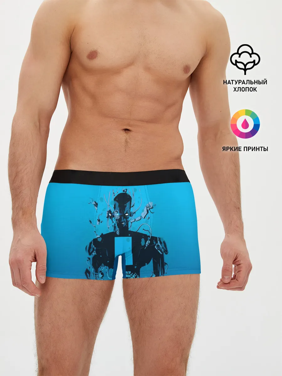 Мужские трусы боксеры / Zima blue