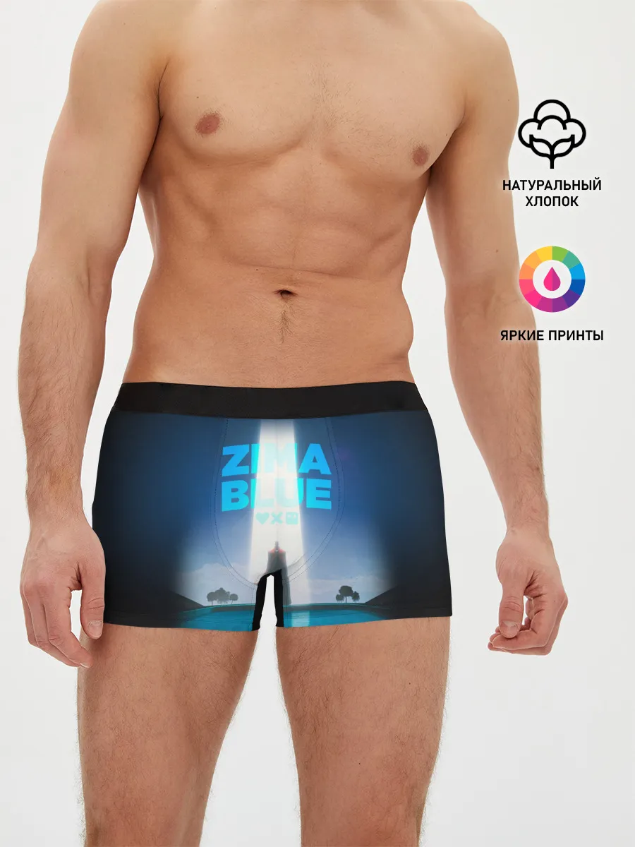 Мужские трусы боксеры / Zima Blue