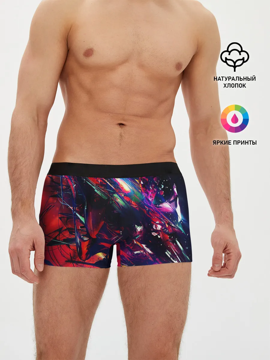 Мужские трусы боксеры / DIGITAL STRIPES