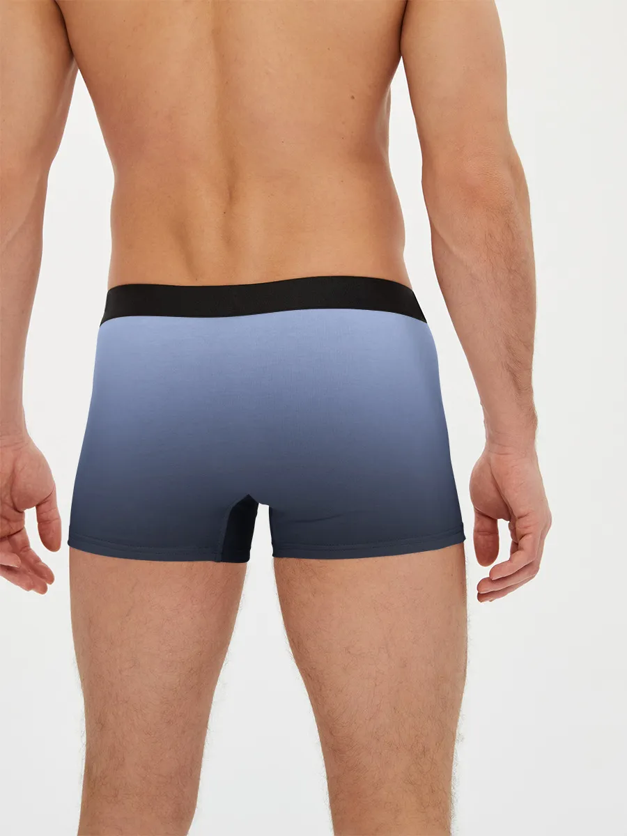 Мужские трусы боксеры / футуристический ворон