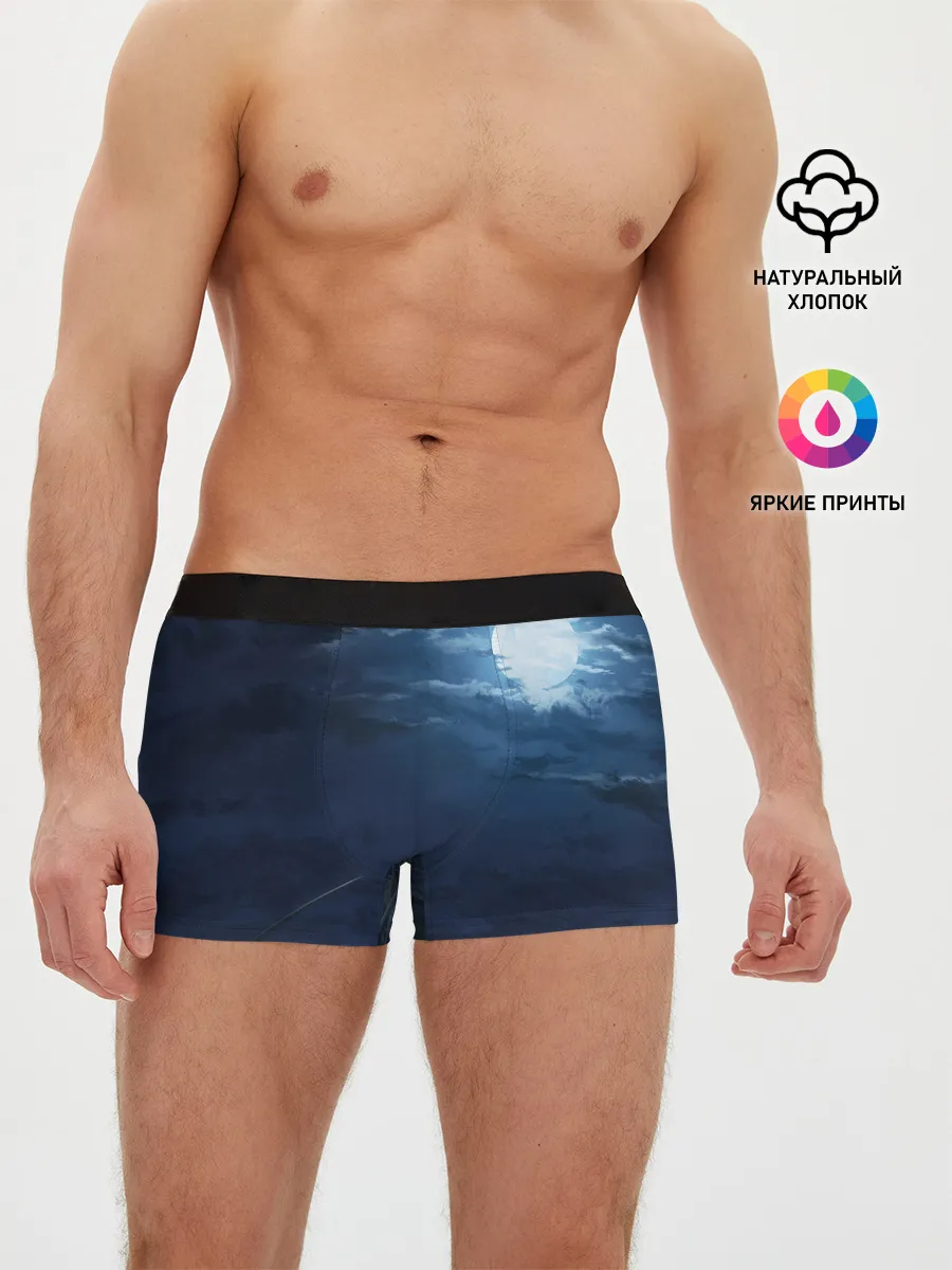 Мужские трусы боксеры / Ночное поле