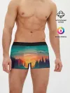 Мужские трусы боксеры / Закат Лес