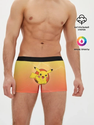 Мужские трусы боксеры / Пикачу