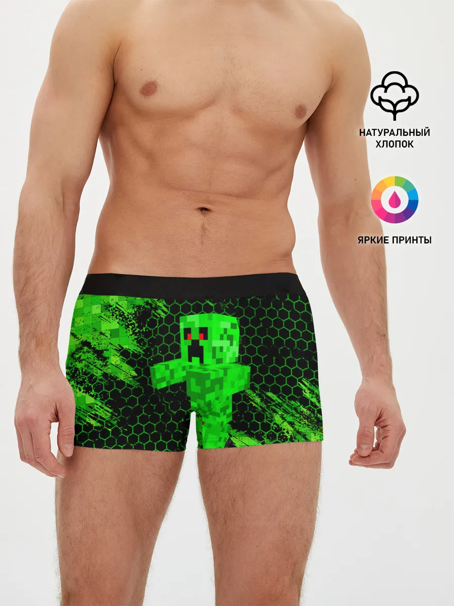Мужские трусы боксеры / MINECRAFT CREEPER