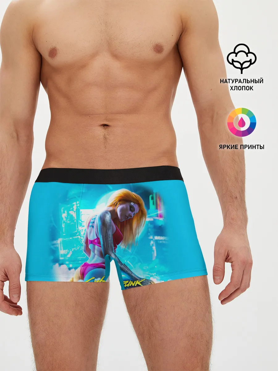 Мужские трусы боксеры / CYBERPUNK 2077