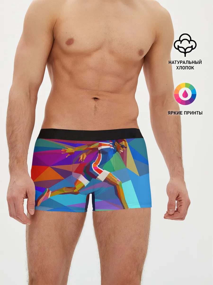 Мужские трусы боксеры / Абстракция
