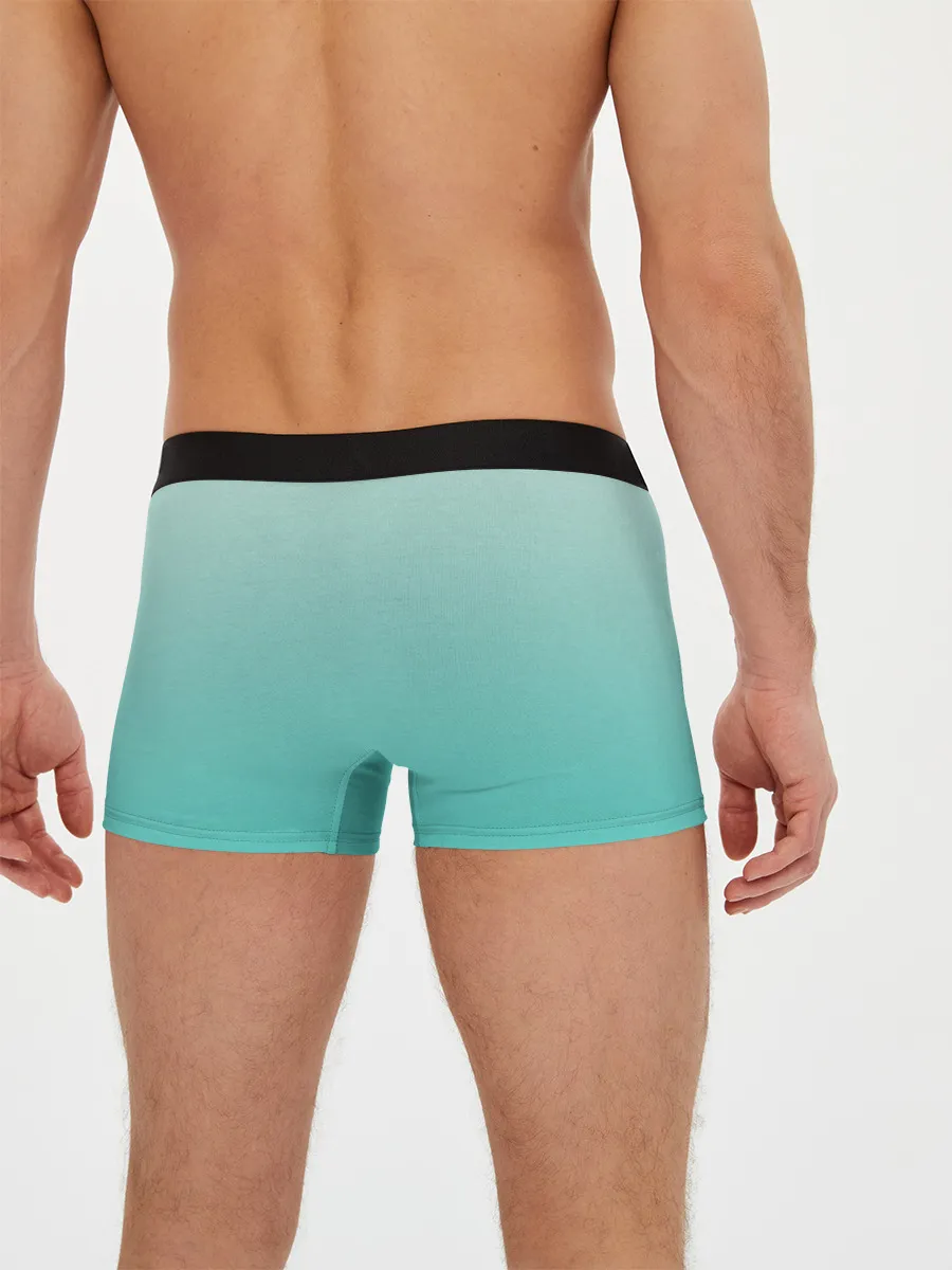 Мужские трусы боксеры / розовый единорог в небесах