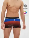 Мужские трусы боксеры / Россия огонь