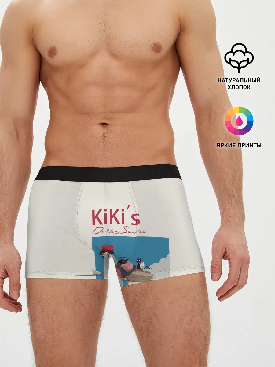 Мужские трусы боксеры / Kiki’s Delivery Service на метле