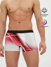 Мужские трусы боксеры / GEOMETRY STRIPES RED