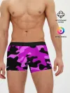 Мужские трусы боксеры / Цветной камуфляж