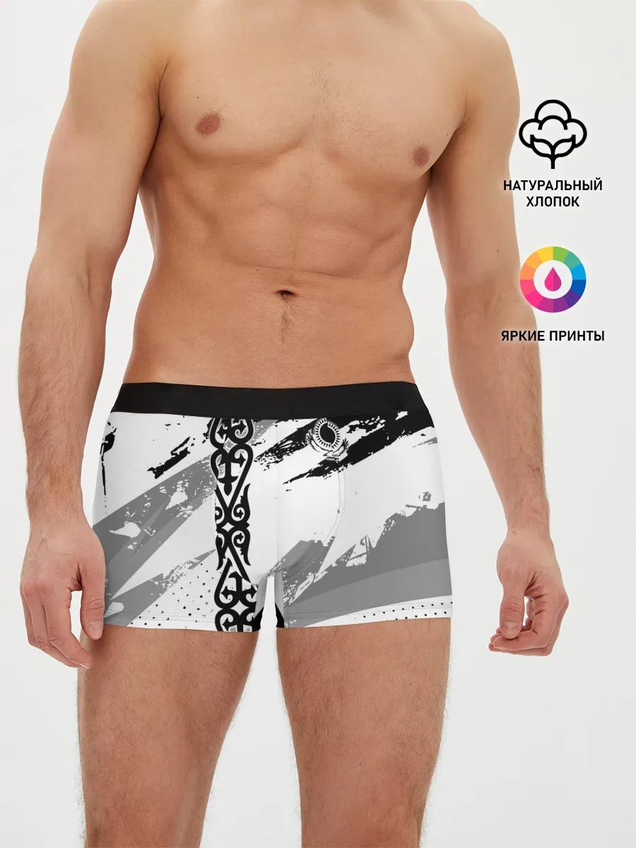 Мужские трусы боксеры / Форма Казахстан