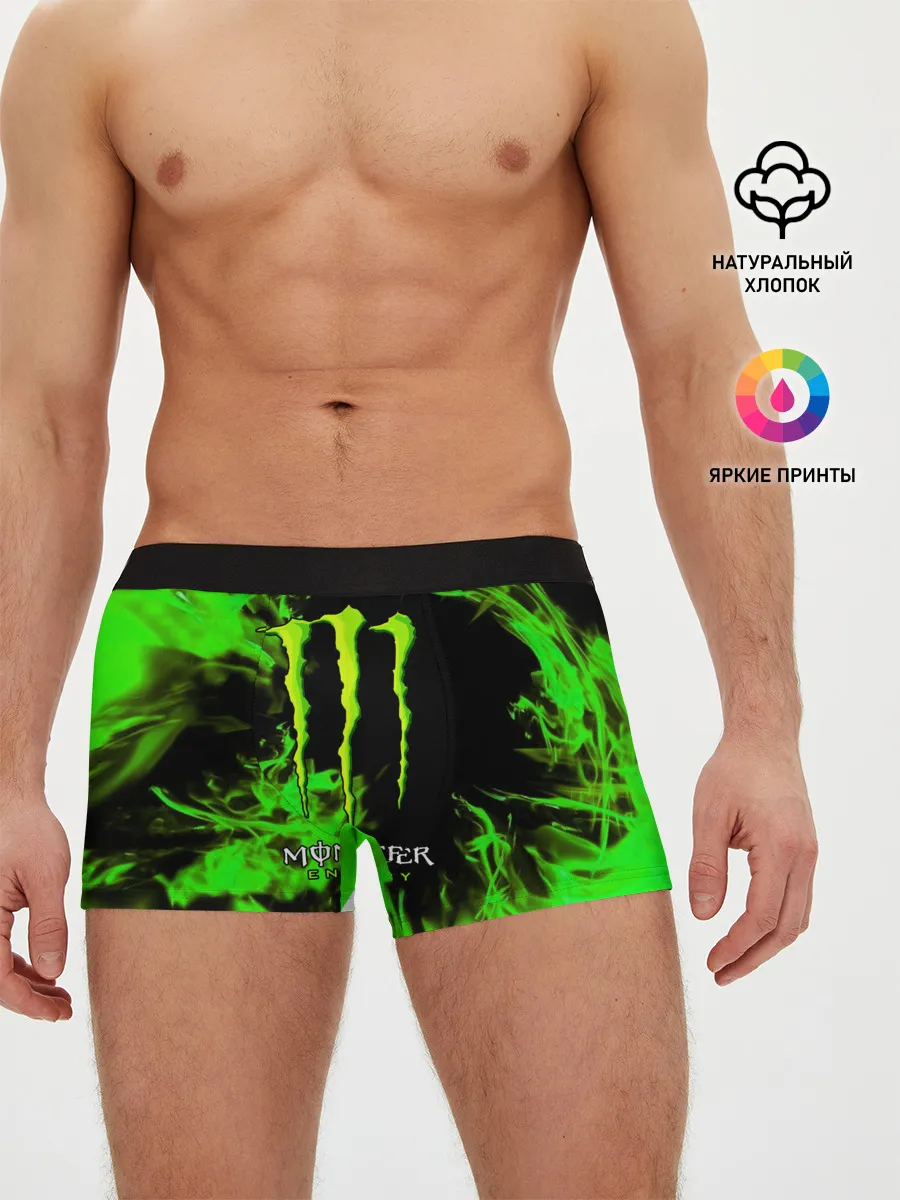 Мужские трусы боксеры / MONSTER ENERGY