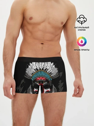 Мужские трусы боксеры / Череп