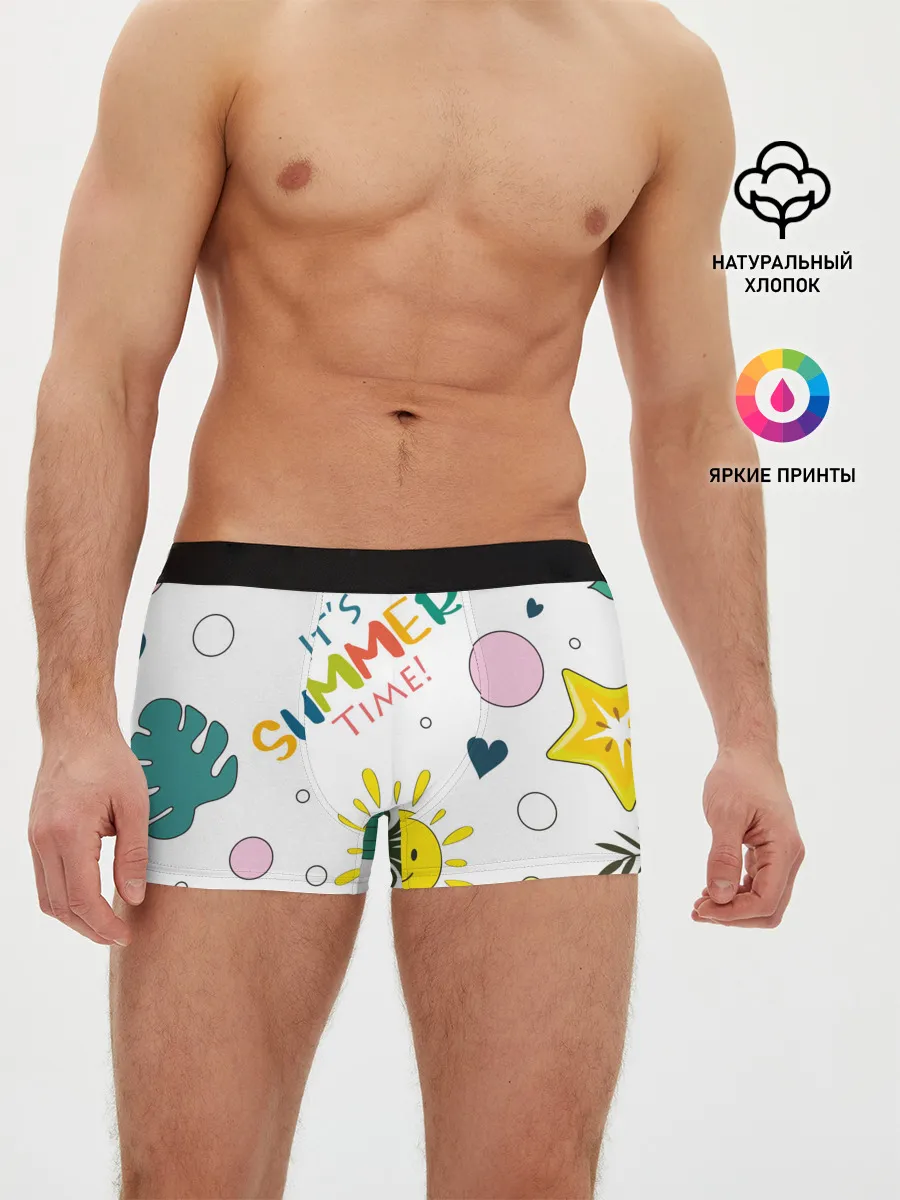 Мужские трусы боксеры / summer time