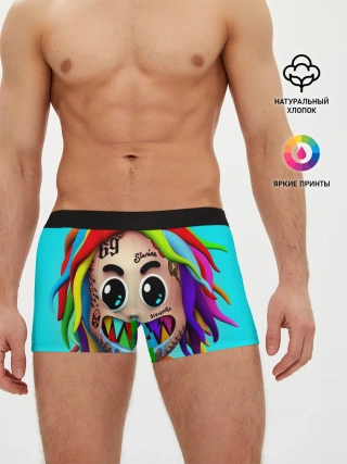 Мужские трусы боксеры / 6IX9INE