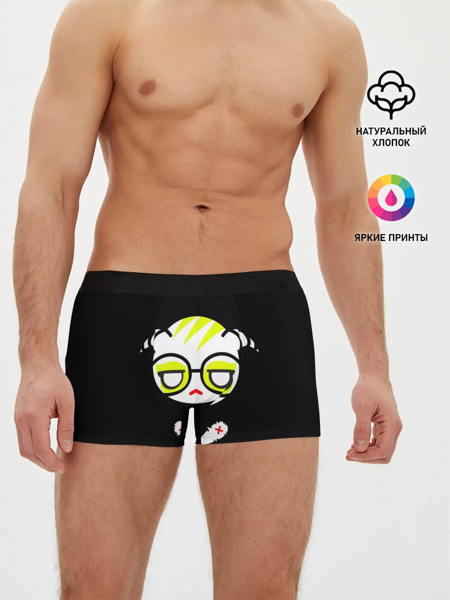 Мужские трусы боксеры / Стильное Аниме лого