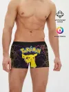 Мужские трусы боксеры / Цветные молнии Пикачу