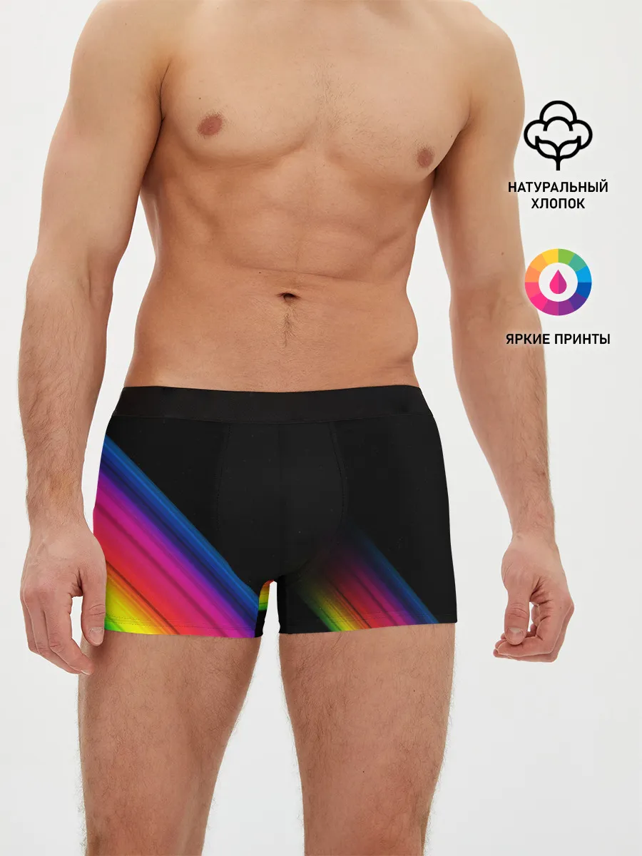 Мужские трусы боксеры / НЕОНОВАЯ ТЕКСТУРА