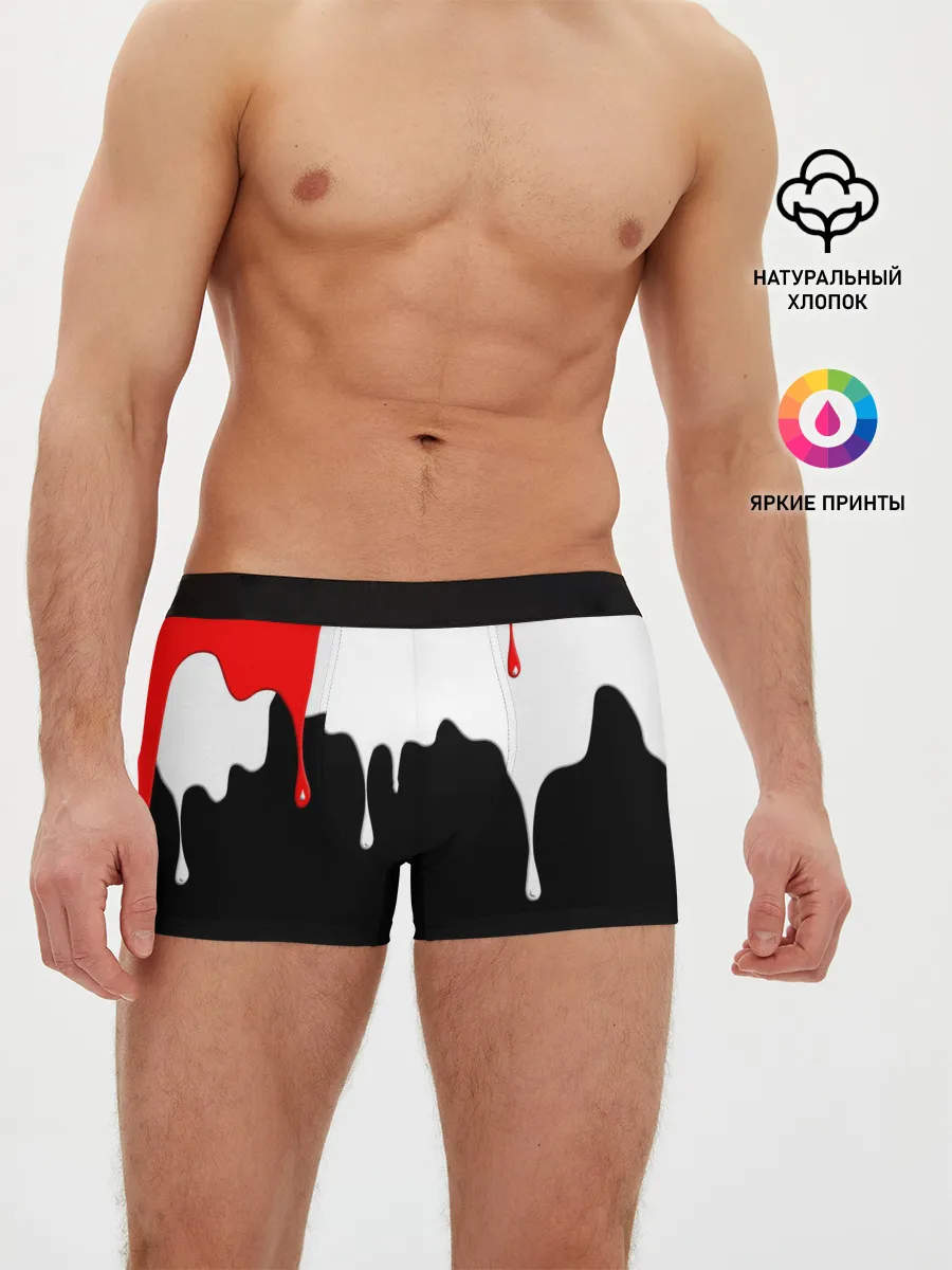 Мужские трусы боксеры / ПОДТЁКИ.