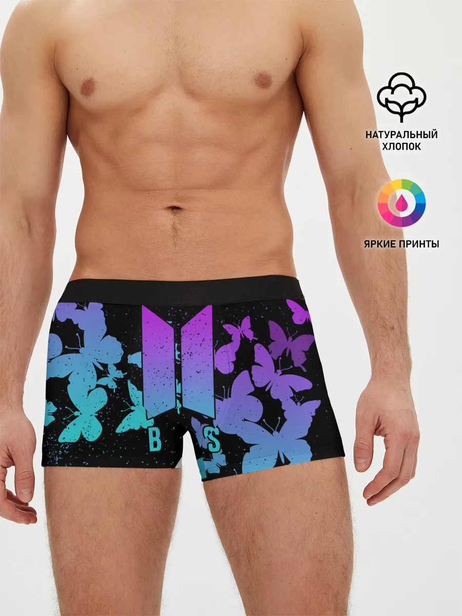 Мужские трусы боксеры / BTS