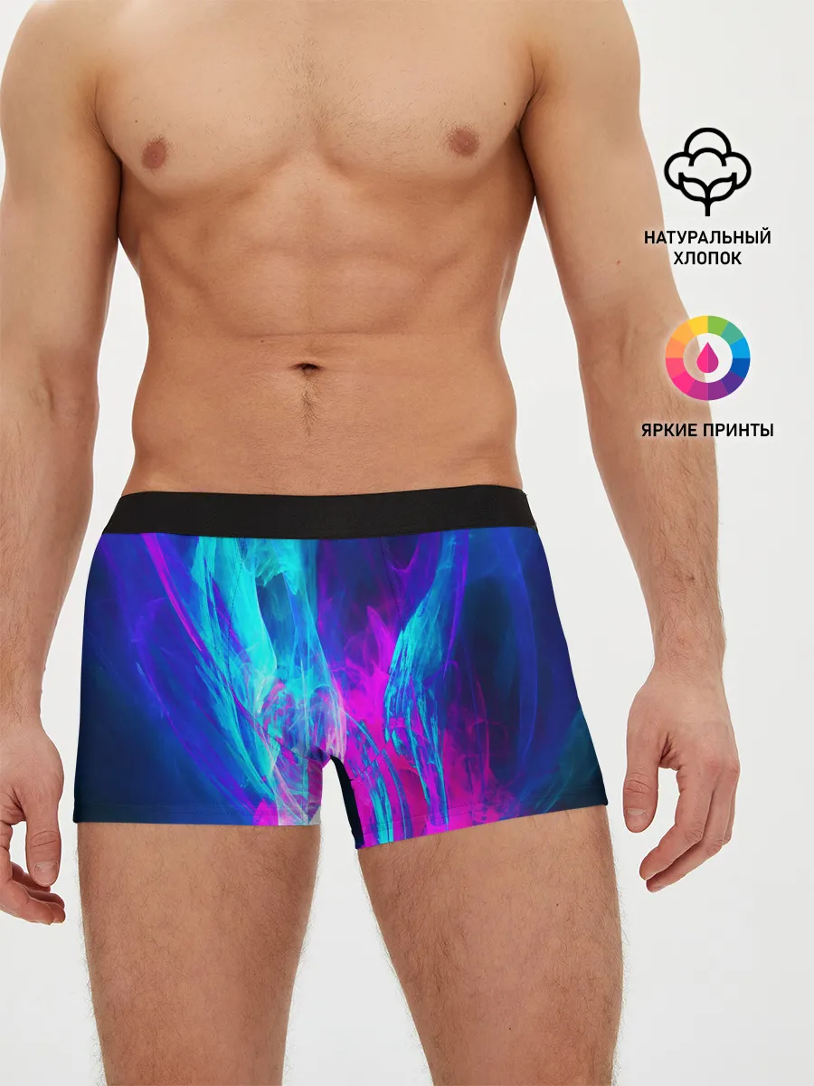 Мужские трусы боксеры / НЕОНОВЫЕ КРАСКИ