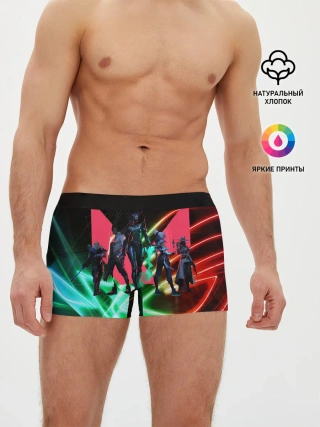 Мужские трусы боксеры / Valorant | Neon