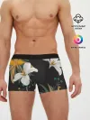 Мужские трусы боксеры / Цветочный арт