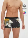 Мужские трусы боксеры / Цветочный арт
