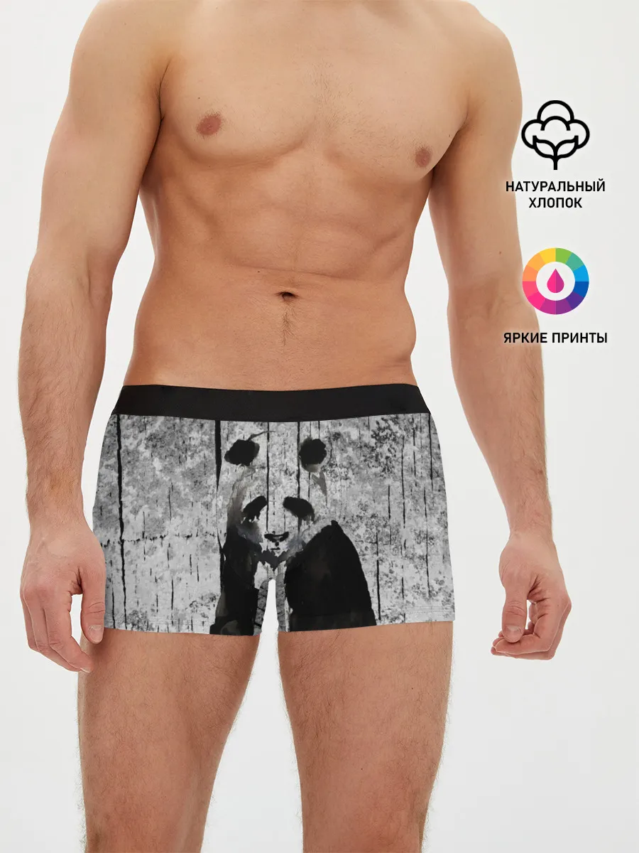 Мужские трусы боксеры / Грустная Панда
