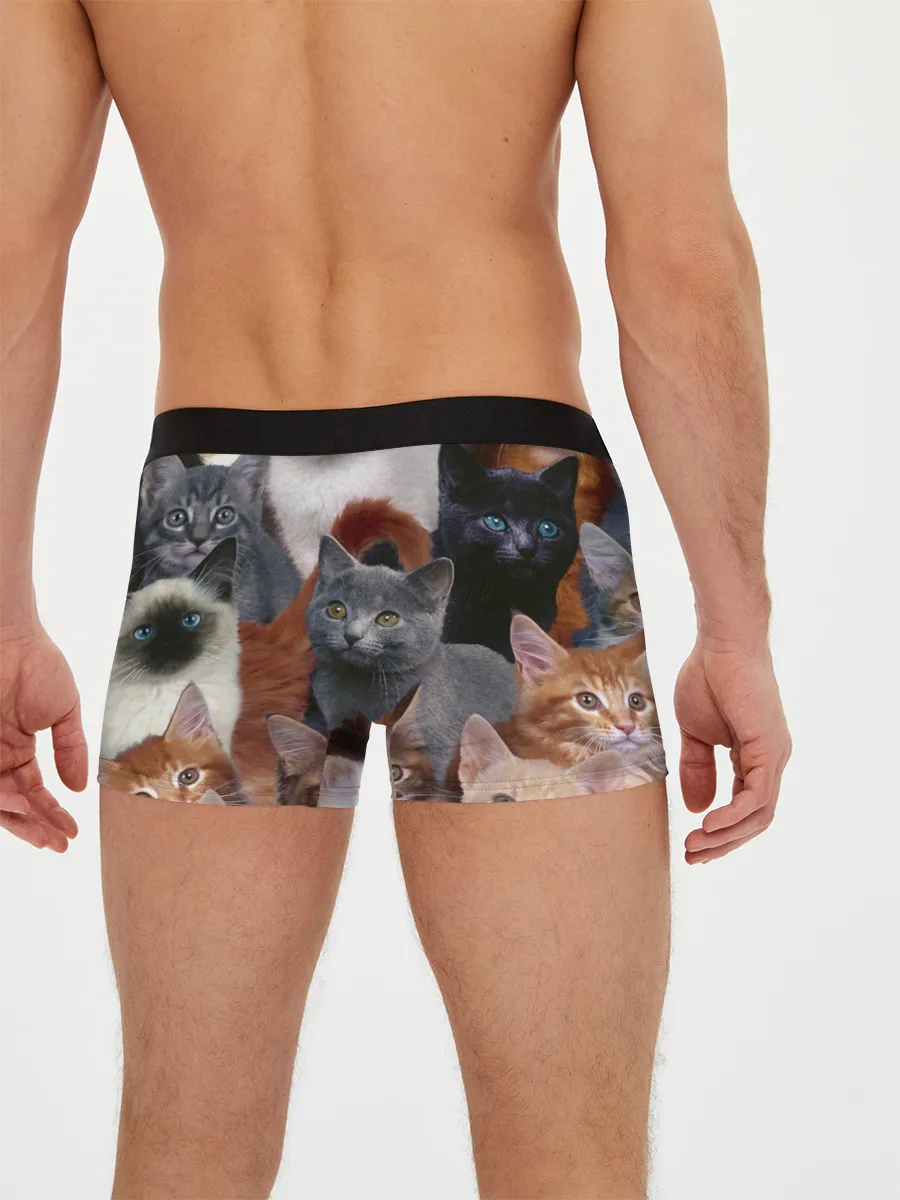 Мужские трусы боксеры / КОТЯТКИ
