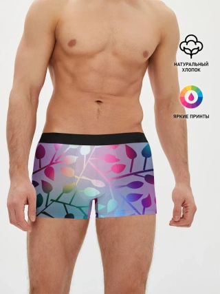 Мужские трусы боксеры / Листья.