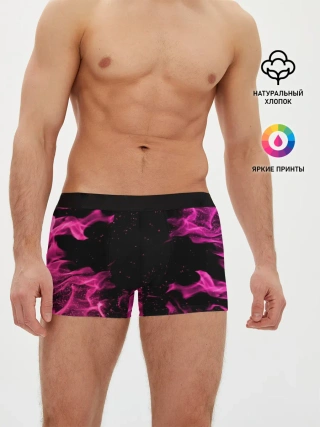 Мужские трусы боксеры / ОГОНЬ НЕОН