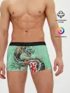 Мужские трусы боксеры / Изумрудный дракон