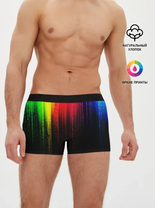 Мужские трусы боксеры / КРАСКИ ГРАДИЕНТ