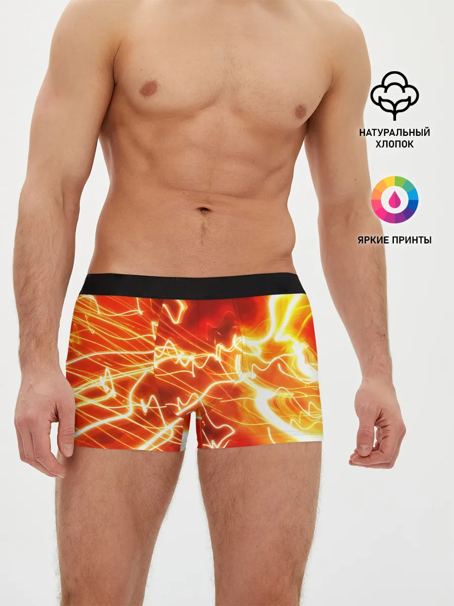 Мужские трусы боксеры / ОГНЕННАЯ МОЛНИЯ