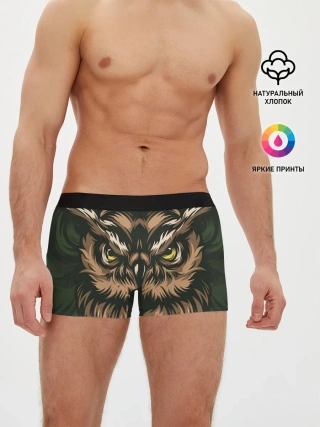 Мужские трусы боксеры / Хищная сова