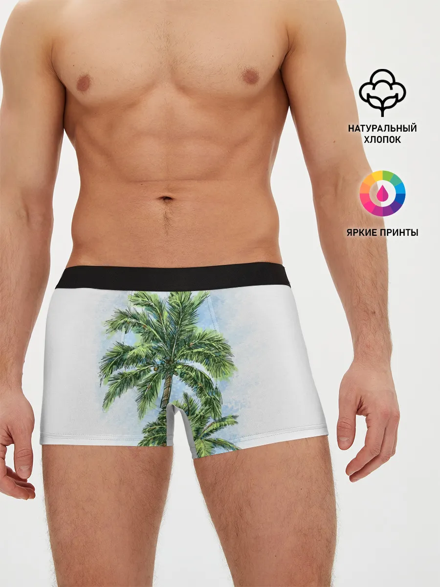 Мужские трусы боксеры / Пальмы над головой