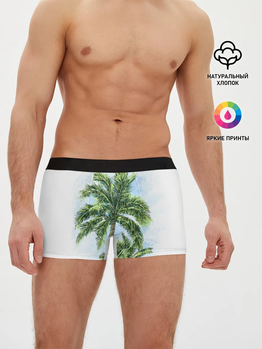 Мужские трусы боксеры / Пальмы над головой